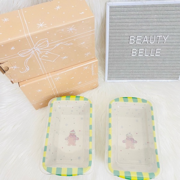 Temptations Christmas ceramic bake dishes with lids - Picture 3 of 8